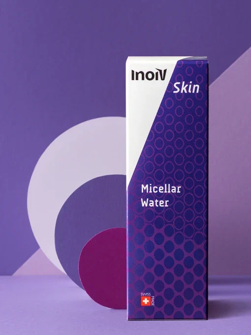 Inoiv Skin - Micellar Water - Dermatologisch getestet und für empfindliche Haut geeignet, Gesichtsreinigung