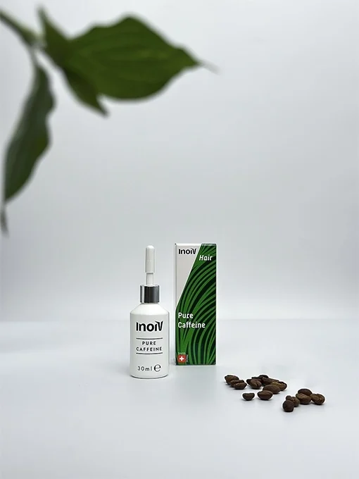Inoiv Hair - Pure Caffeine, Haarkur, Haarwuchsmittel, Haarwuchs fördern, Koffein für die Haare, Koffein Kur,