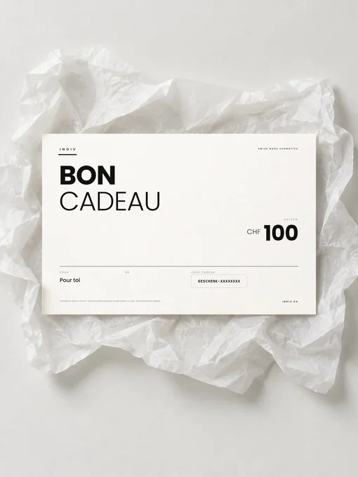 Bon cadeau Inoiv CHF 100 Bon cadeau Inoiv de CHF 100 sur papier de soie blanc